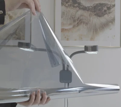 Speciális UV szűrő fólia munkalámpákra, üveg felületekre (99% UV szűrés) 200x90 cm